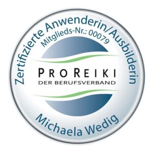 ProReiki-Zertifizierungslogo - Michaela Wedig